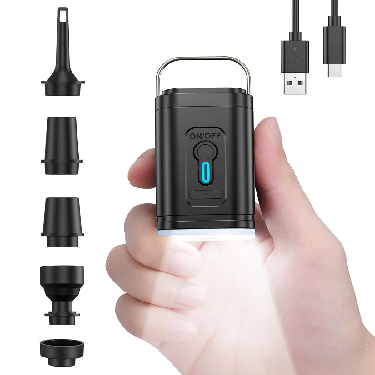 Wireless Air Pump for Travel Backpacks